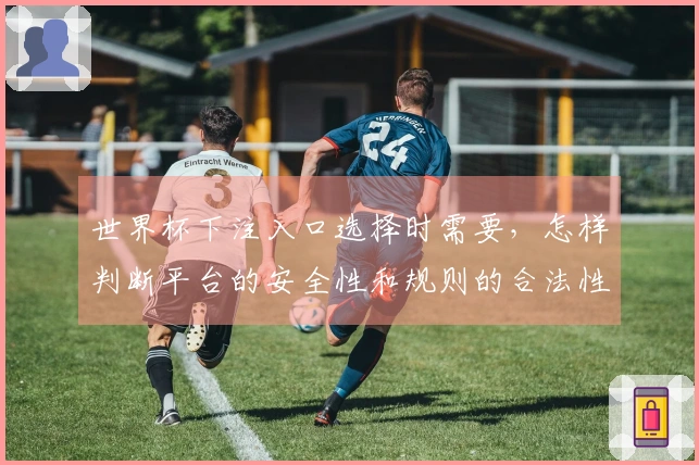 世界杯下注入口选择时需要，怎样判断平台的安全性和规则的合法性？