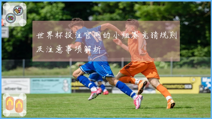 世界杯投注官网的小组赛竞猜规则及注意事项解析